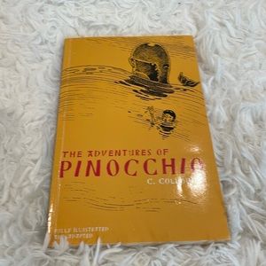 VINTAGE BOOK THE ADVENTURES OF PINOCCHIO by C. COLLODI